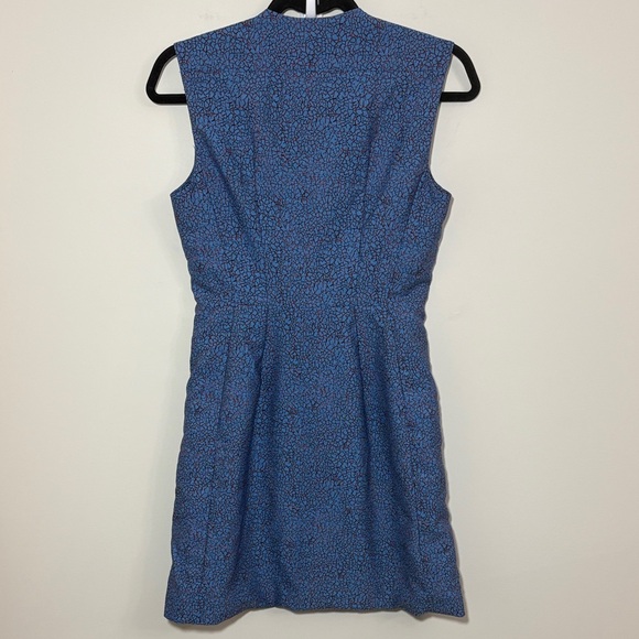 Opening Ceremony Blue Patterned Mini Dress - Picture 2 of 12